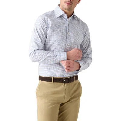 Robert Talbott Madison Check Light Weight Poplin Shirt In Multi