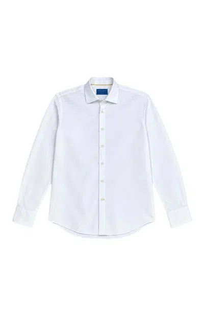 Robert Talbott Madison Twill Shirt In White