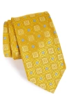 Robert Talbott Medallion Silk Tie In Gold