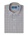 Robert Talbott Morgan Check Shirt In Blue