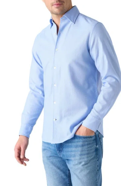 Robert Talbott Morgan Giro Inglese Shirt In Blue