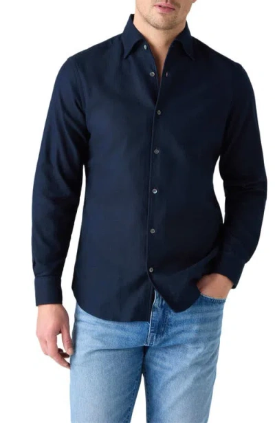 Robert Talbott Morgan Giro Inglese Shirt In Blue