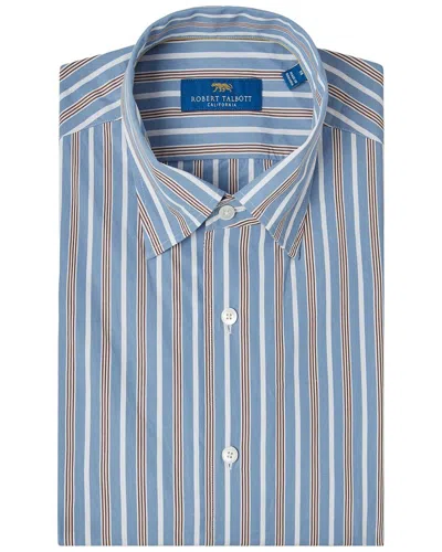 Robert Talbott Morgan Multi Stripe Shirt In Black
