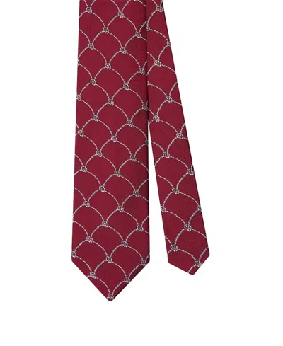 Robert Talbott Net Rope Best Of Class Necktie In Red