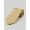 Robert Talbott Newman 7 Fold Solid Silk Necktie In Gold