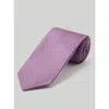 Robert Talbott Newman 7 Fold Solid Silk Necktie In Lavender