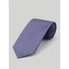 Robert Talbott Newman 7 Fold Solid Silk Necktie In Lt Blue