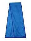 Robert Talbott Niven Houndstooth Scarf In Blue