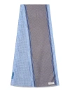 Robert Talbott Niven Houndstooth Scarf In Blue