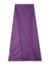 Robert Talbott Niven Houndstooth Scarf In Purple