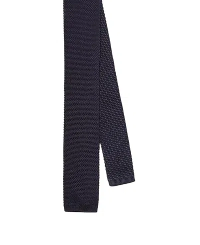 Robert Talbott Redford Silk Knit Necktie In Black