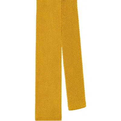 Robert Talbott Redford Silk Knit Necktie In Gold
