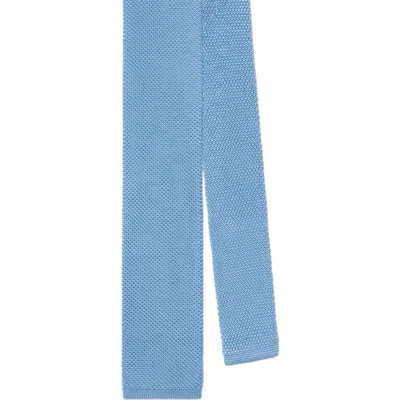Robert Talbott Redford Silk Knit Necktie In Light Blue