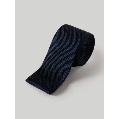 Robert Talbott Redford Silk Knit Necktie In Navy