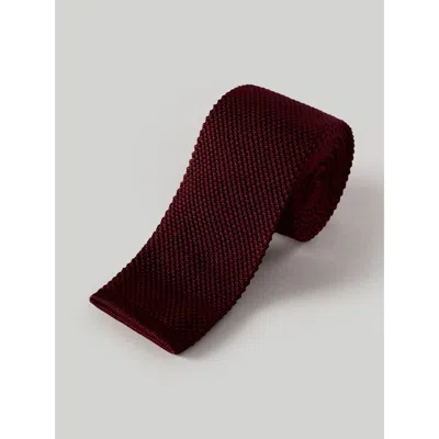 Robert Talbott Redford Silk Knit Necktie In Wine