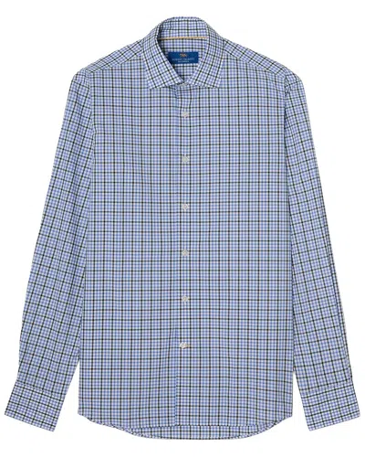 Robert Talbott Reynolds Bold Check Dress Shirt In Blue