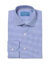 Robert Talbott Reynolds Contemporary Check Twill Shirt In Blue