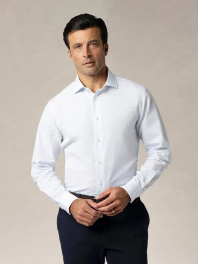 ROBERT TALBOTT ROBERT TALBOTT REYNOLDS COTTON/LINEN CONTEMPORARY FIT SHIRT
