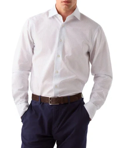 Robert Talbott Reynolds Dobby Stripe Contemporary Fit Shirt