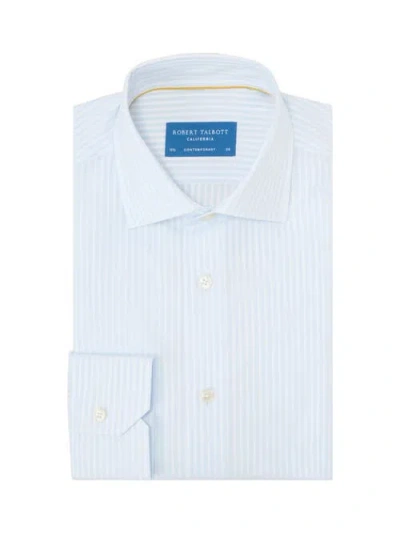 Robert Talbott Reynolds Dobby Stripe Contemporary Fit Shirt