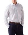 Robert Talbott Reynolds Dobby Stripe Contemporary Fit Shirt In White