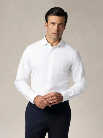 ROBERT TALBOTT ROBERT TALBOTT REYNOLDS DOBBY STRIPE CONTEMPORARY FIT SHIRT
