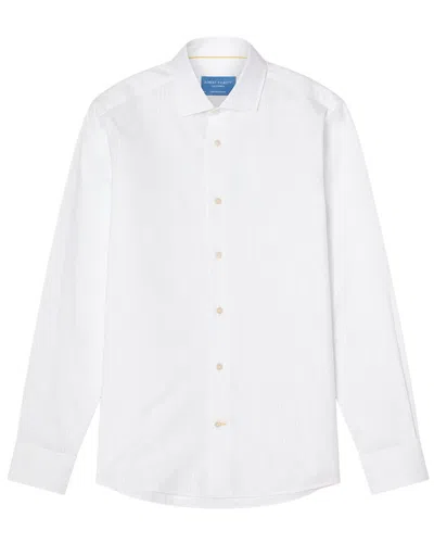 Robert Talbott Reynolds Dobby Stripe Shirt In 500-white