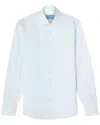 Robert Talbott Reynolds Dobby Stripe Shirt In Blue