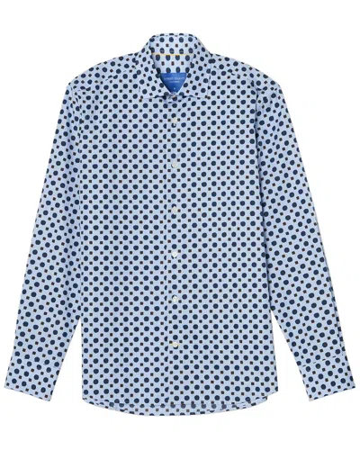 Robert Talbott Reynolds Foulard Print Shirt In Blue