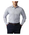 Robert Talbott Reynolds Hopsack Contemporary Fit Shirt In Gray