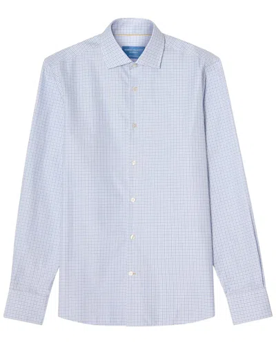 Robert Talbott Reynolds Mini Tattersall Dress Shirt In Blue