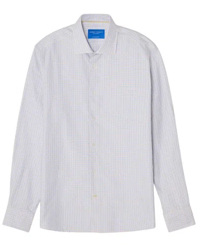 Robert Talbott Reynolds Mini Tattersall Dress Shirt In Brown