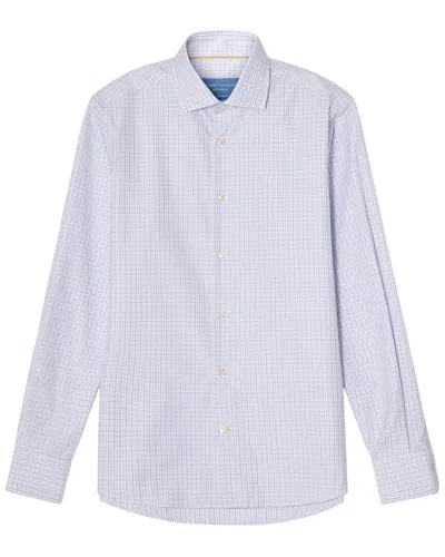 Robert Talbott Reynolds Mini Tattersall Shirt In Blue