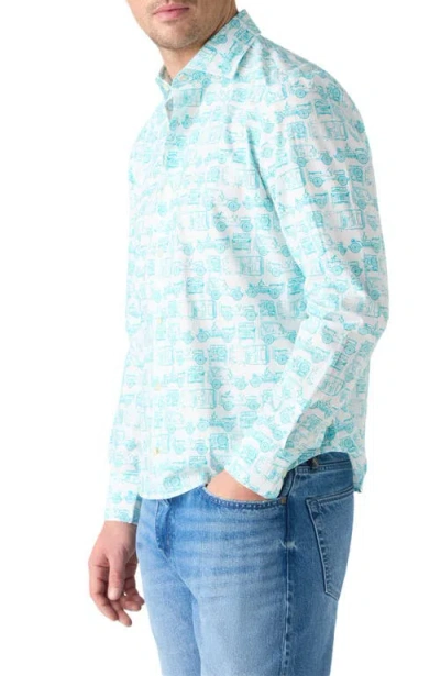 Robert Talbott Reynolds Printed Suv Shirt In Multi