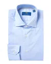 Robert Talbott Reynolds Solid Poplin Dress Shirt In Blue