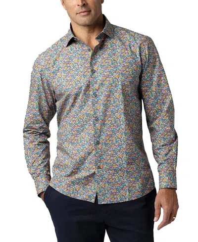 ROBERT TALBOTT REYNOLDS SPRING FLORAL PRINT CONTEMPORARY FIT SHIRT