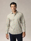 Robert Talbott Reynolds Spring Floral Print Contemportary Fit Shirt In White Multi