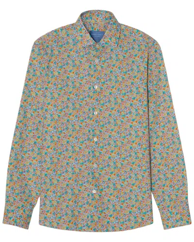 Robert Talbott Reynolds Spring Floral Print Shirt In Multi