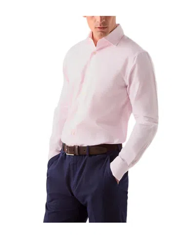 ROBERT TALBOTT REYNOLDS STRIPE TWILL SHIRT IN CONTEMPORARY FIT