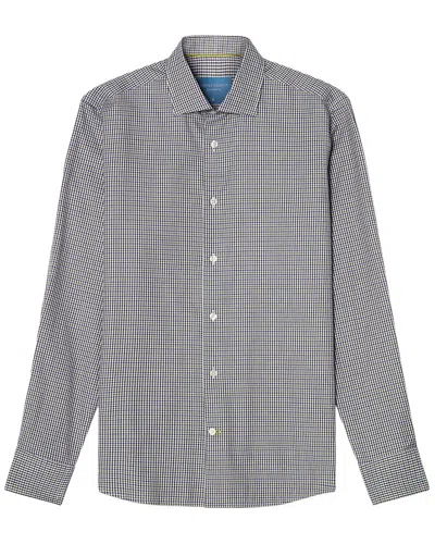 Robert Talbott Reynolds Ultra Light Weight Brushed Shirt In Brown