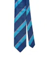 Robert Talbott Robert Bold Stripe Best Of Class Necktie In Blue