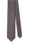 Robert Talbott Robert Devil And Pitchforks Best Of Class Necktie In Gray