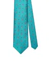 Robert Talbott Robert Flower Medallion Necktie In Green