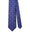 Robert Talbott Robert Flower Medallion Necktie In Blue