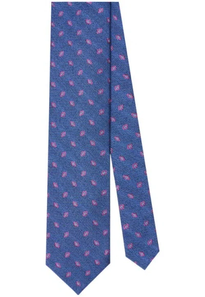 Robert Talbott Robert Geo Neat Best Of Class Necktie In Blue