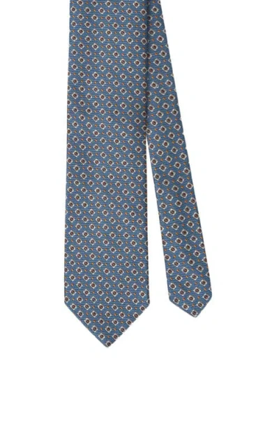 Robert Talbott Robert Geo Neat Best Of Class Necktie In Blue