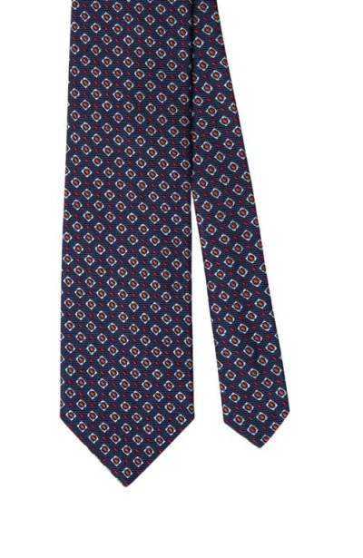 Robert Talbott Robert Geo Neat Best Of Class Necktie In Navy
