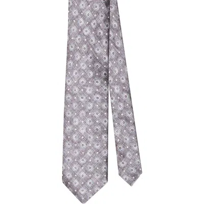 Robert Talbott Robert Geometric Best Of Class Necktie In Gray