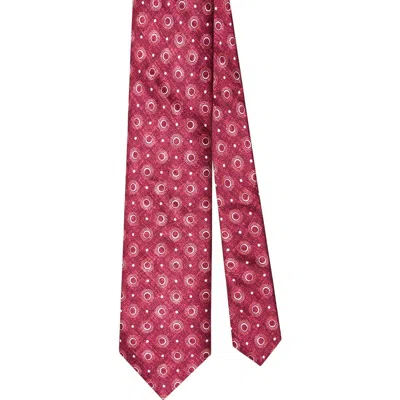 Robert Talbott Robert Geometric Best Of Class Necktie In Red