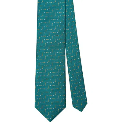 Robert Talbott Robert Golf Tees Best Of Class Necktie In Blue